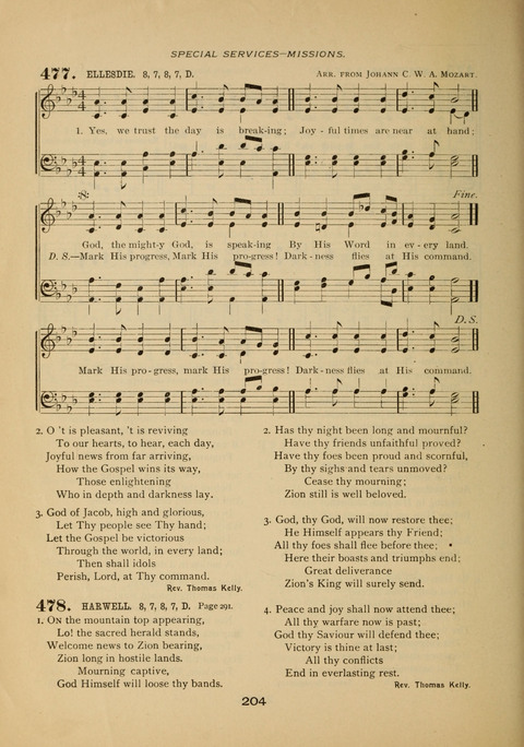 Evangelical Hymnal page 208