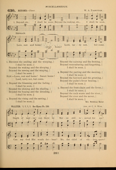 Evangelical Hymnal page 285