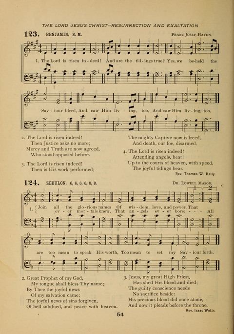 Evangelical Hymnal page 54