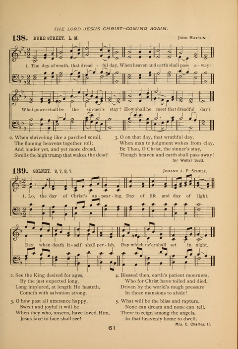 Evangelical Hymnal page 61