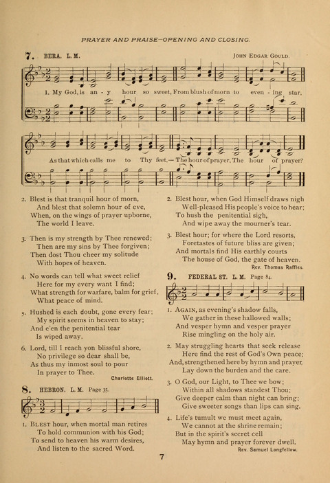 Evangelical Hymnal page 7