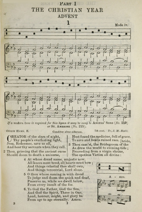 The English Hymnal: with tunes page 1