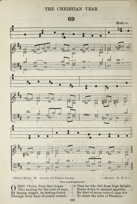 The English Hymnal: with Tunes page 100