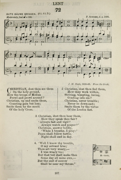 The English Hymnal: with Tunes page 105