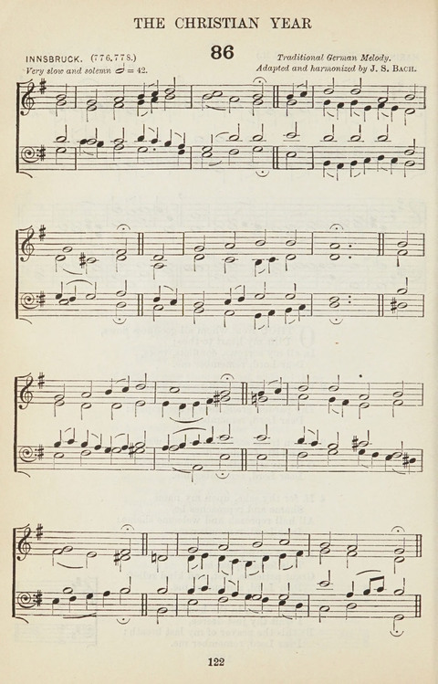 The English Hymnal: with tunes page 122