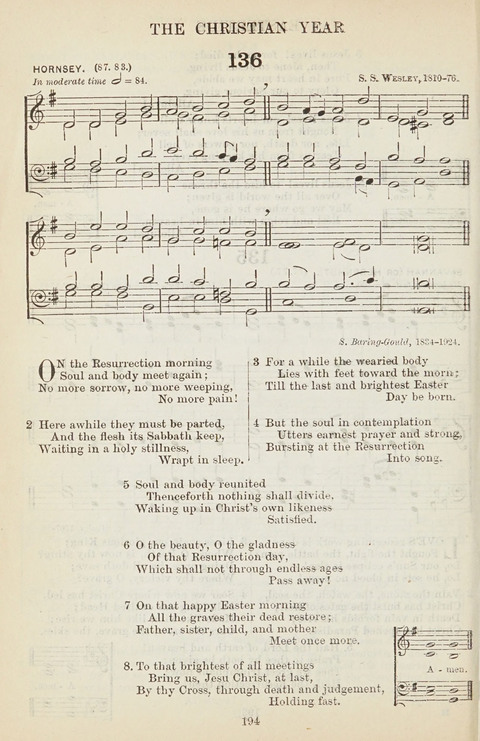 The English Hymnal: with Tunes page 194