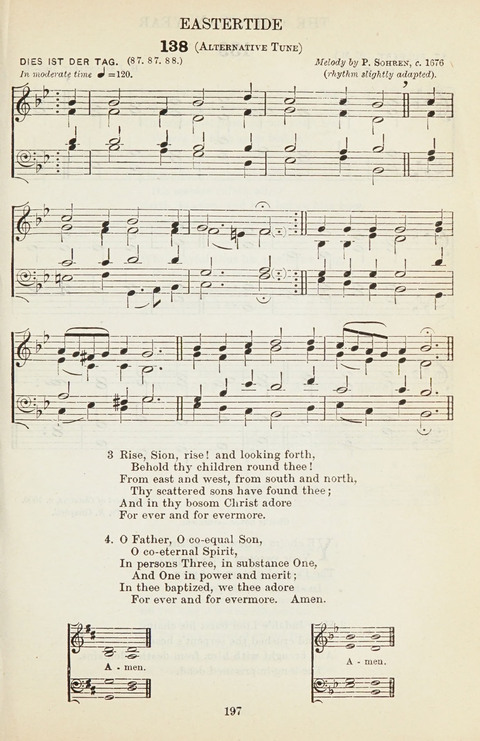 The English Hymnal: with tunes page 197