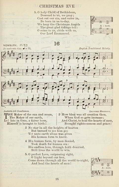 The English Hymnal: with Tunes page 25