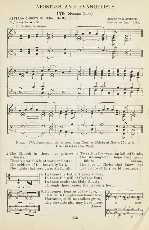 The English Hymnal: with Tunes page 255