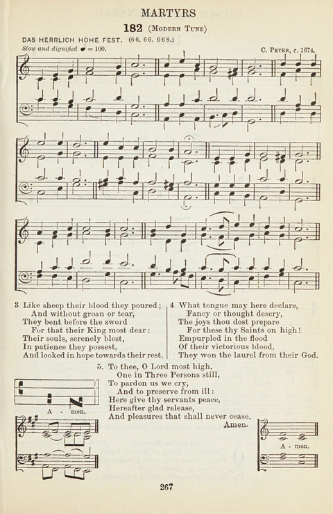 The English Hymnal: with tunes page 267