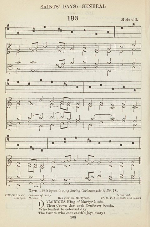 The English Hymnal: with tunes page 268