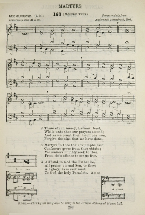 The English Hymnal: with Tunes page 269