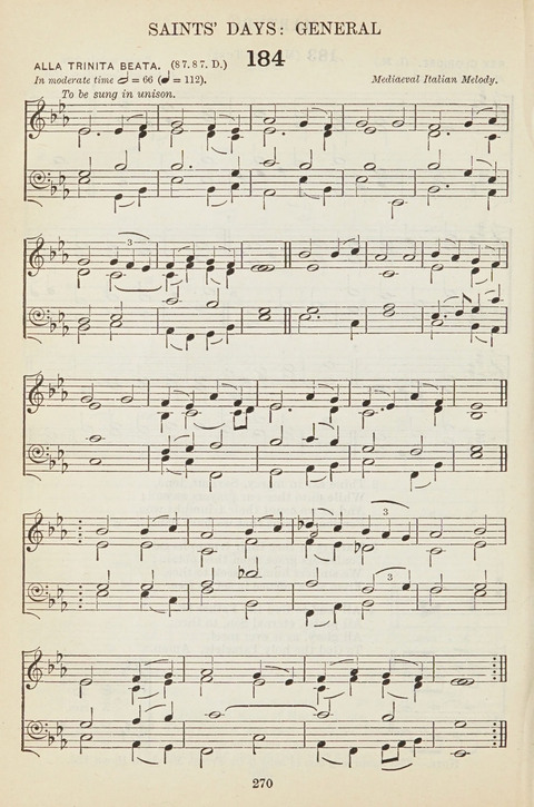 The English Hymnal: with tunes page 270