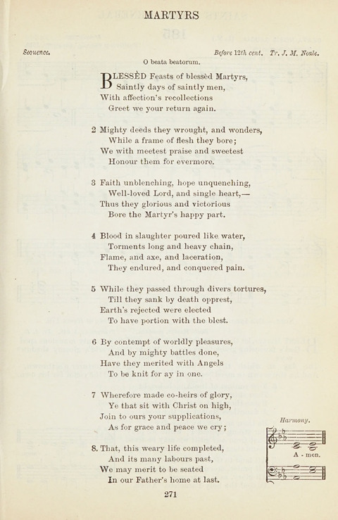 The English Hymnal: with tunes page 271