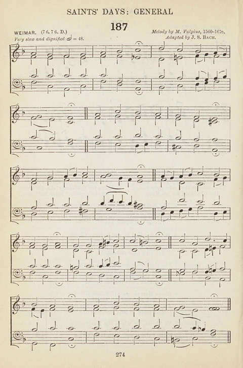 The English Hymnal: with tunes page 274