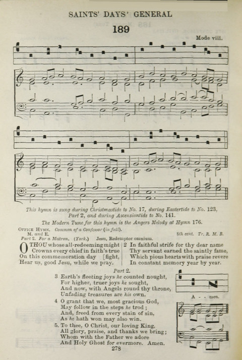 The English Hymnal: with tunes page 278