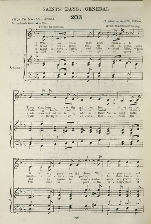 The English Hymnal: with tunes page 292