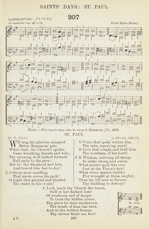 The English Hymnal: with Tunes page 297