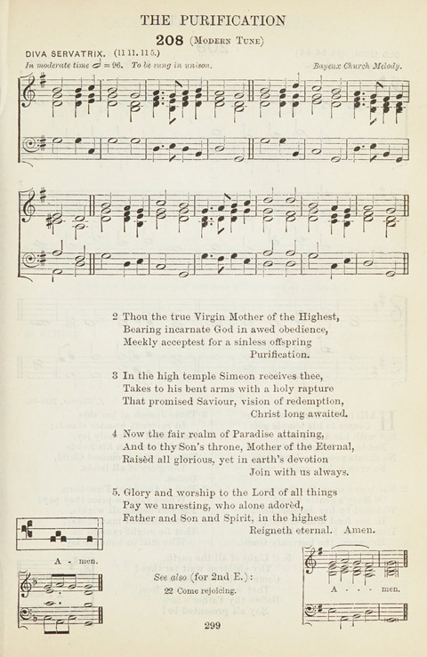 The English Hymnal: with tunes page 299