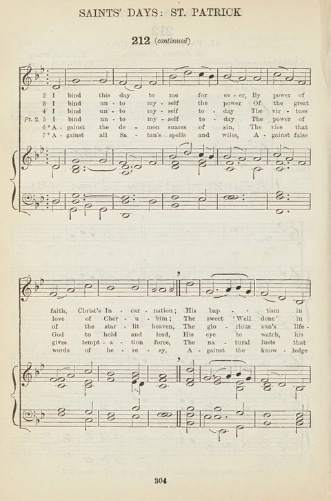 The English Hymnal: with tunes page 304