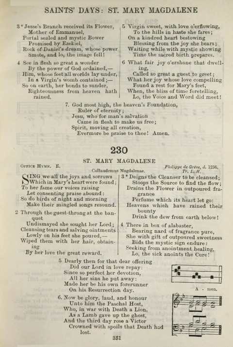 The English Hymnal: with Tunes page 331