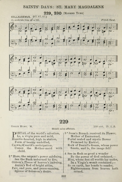 The English Hymnal: with Tunes page 332