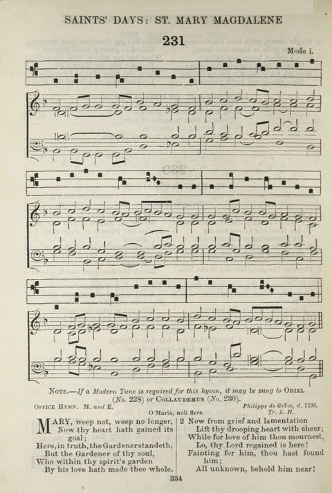 The English Hymnal: with Tunes page 334