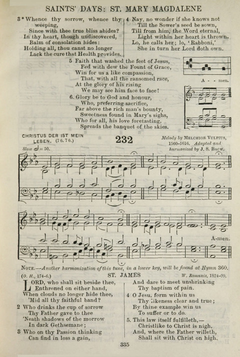 The English Hymnal: with Tunes page 335