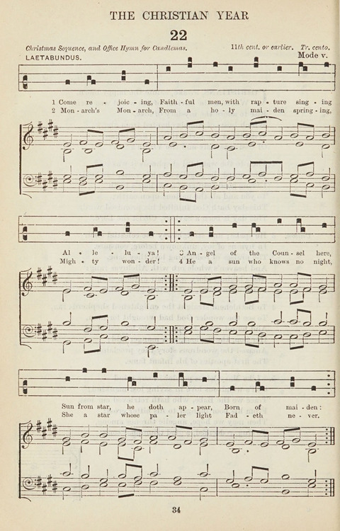 The English Hymnal: with Tunes page 34