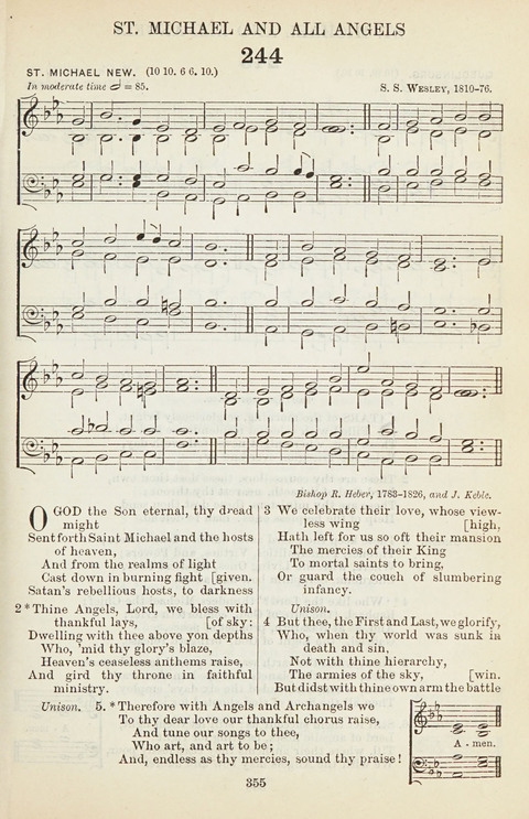 The English Hymnal: with tunes page 355