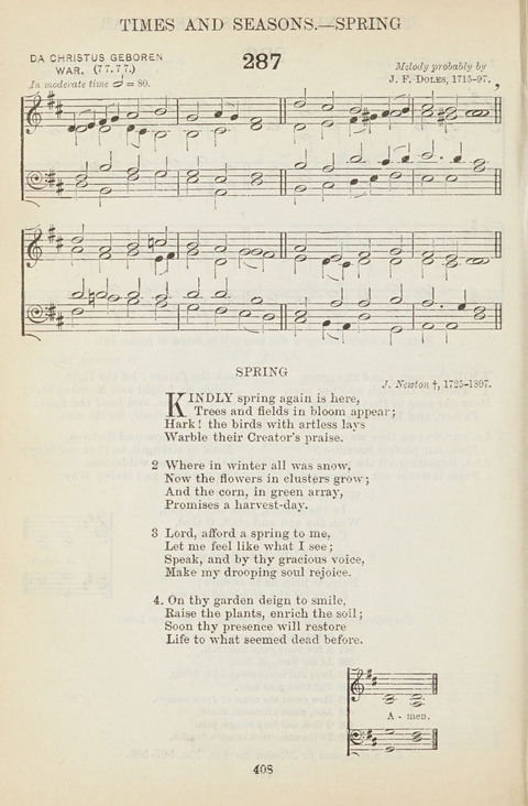 The English Hymnal: with tunes page 408