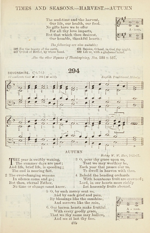 The English Hymnal: with Tunes page 415