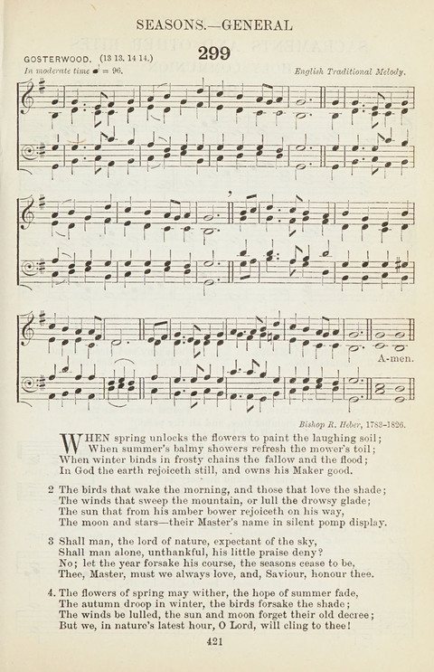 The English Hymnal: with tunes page 421