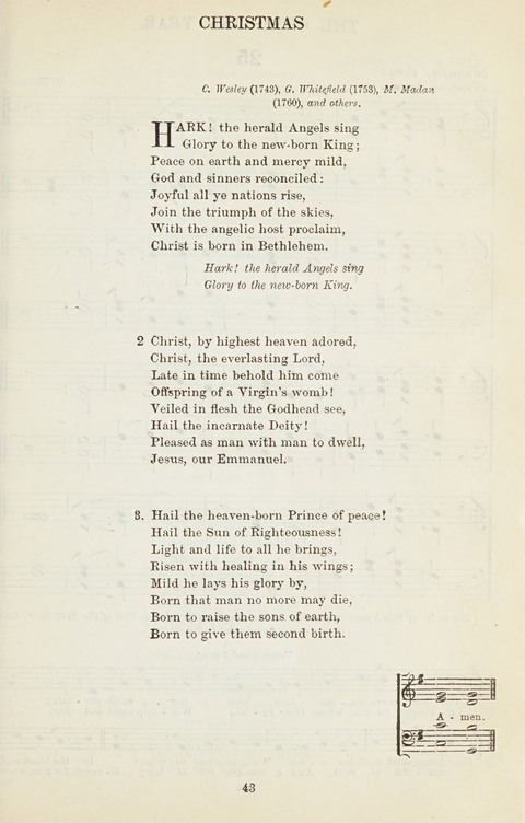 The English Hymnal: with Tunes page 43