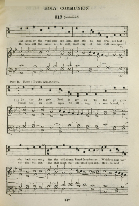 The English Hymnal: with Tunes page 447