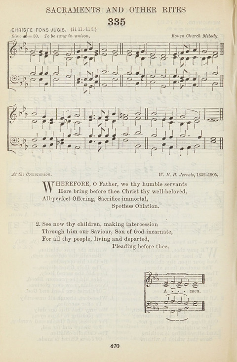 The English Hymnal: with tunes page 470