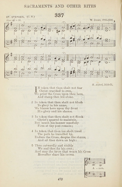 The English Hymnal: with tunes page 472