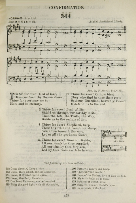 The English Hymnal: with tunes page 473