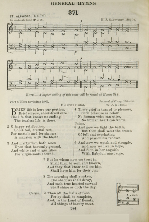 The English Hymnal: with Tunes page 490