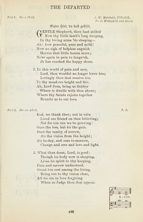 The English Hymnal: with tunes page 493