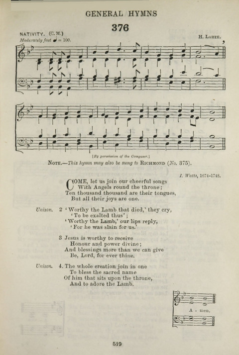 The English Hymnal: with Tunes page 495