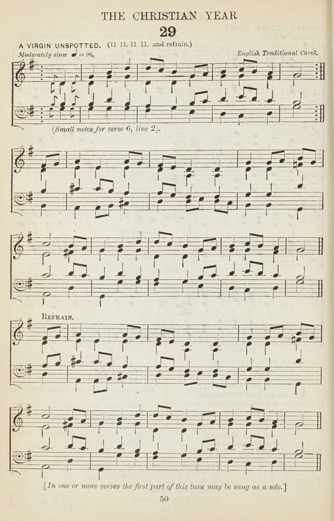 The English Hymnal: with tunes page 50