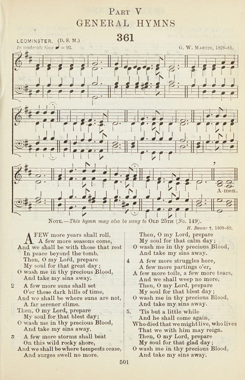 The English Hymnal: with Tunes page 501