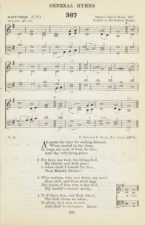 The English Hymnal: with Tunes page 509