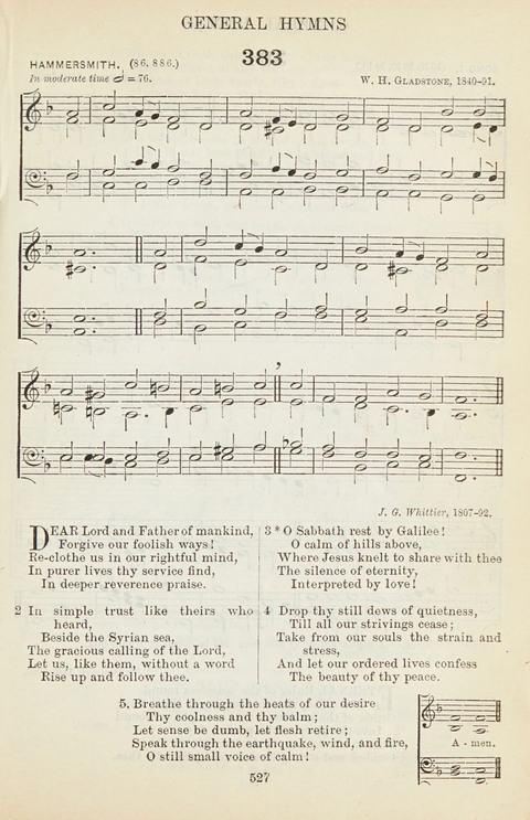 The English Hymnal: with Tunes page 527