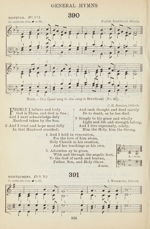 The English Hymnal: with tunes page 534