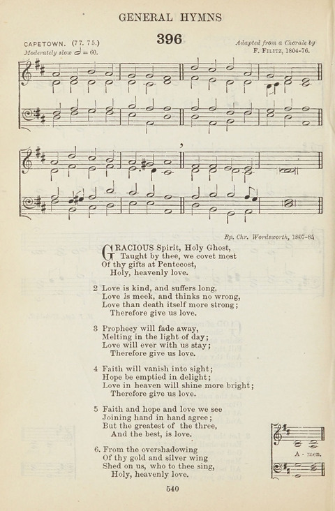 The English Hymnal: with Tunes page 540