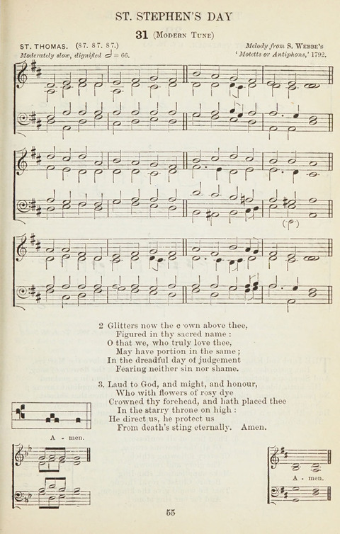 The English Hymnal: with tunes page 55