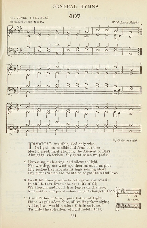 The English Hymnal: with tunes page 551