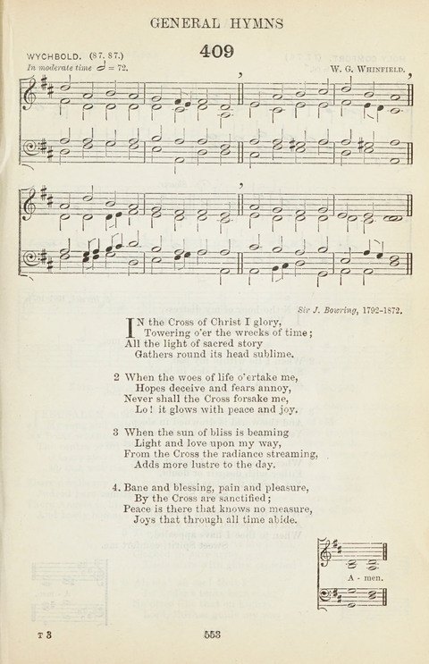 The English Hymnal: with tunes page 553